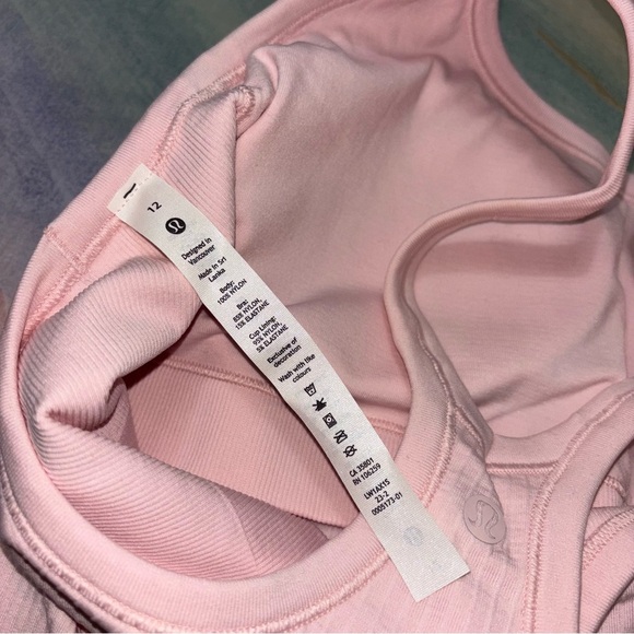 Lululemon Ebb To Street Tank II Women's Size 12 Pink - Picture 2 of 4